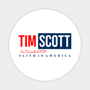 Tim Scott For President America Magnet